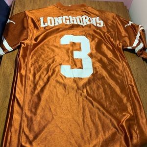 NCAA Short Sleeve Texas Longhorns Jersey Shirt